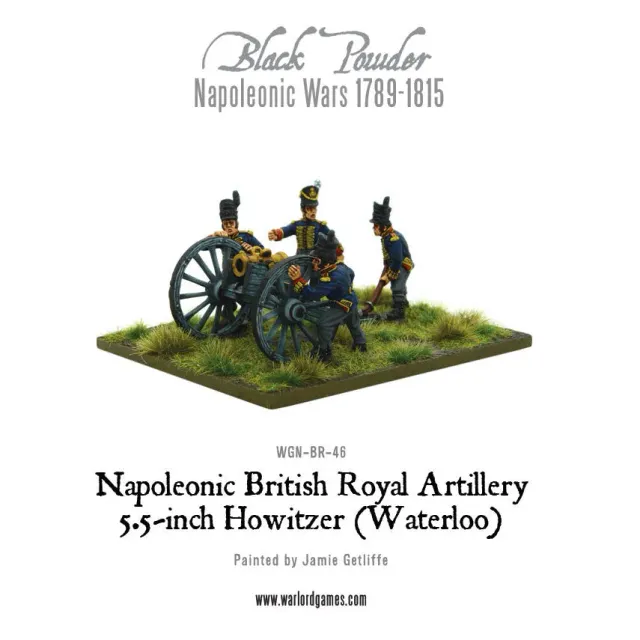 Warlord Games Black Powder Howitzer 5.5-inch figurine métal Waterloo