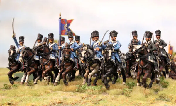 Perry Miniatures Allied Cavalry-Prussian and Russian Napoleonic Dragoons 1812-15 boîte plastique
