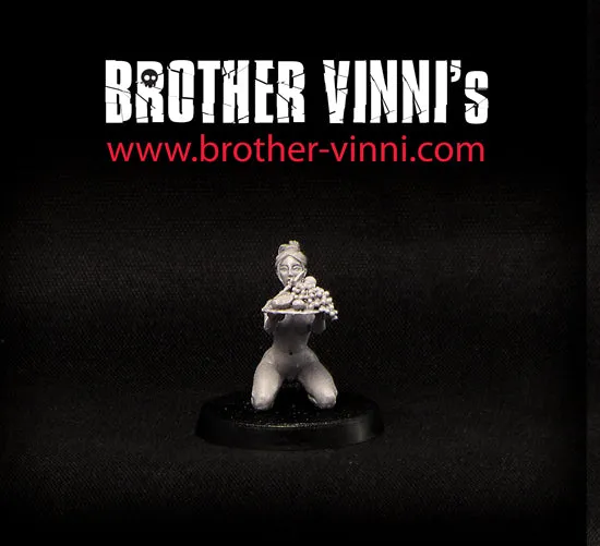 Brother Vinni Slave Girl servante figurine résine 28mm