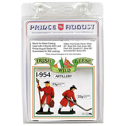 Prince August PAI954 moule équipage irlandais 40 mm réutilisable