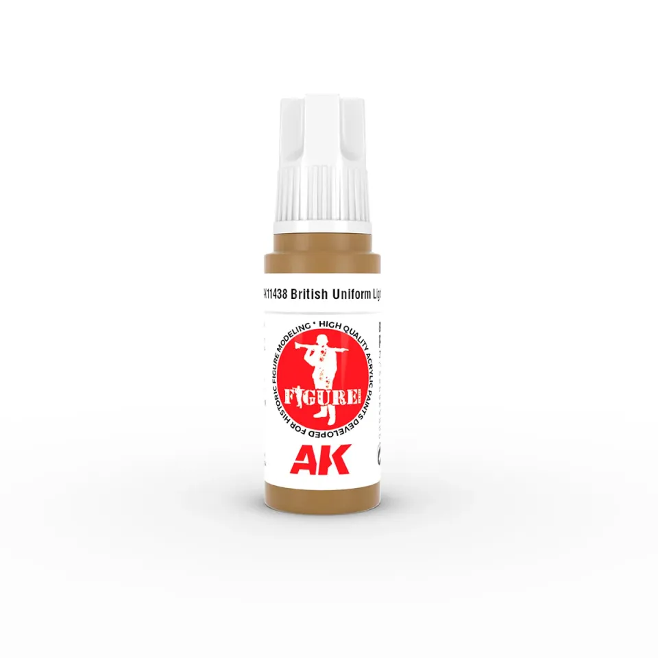 AK 3Gen British Uniform Lights peinture marron 17ml