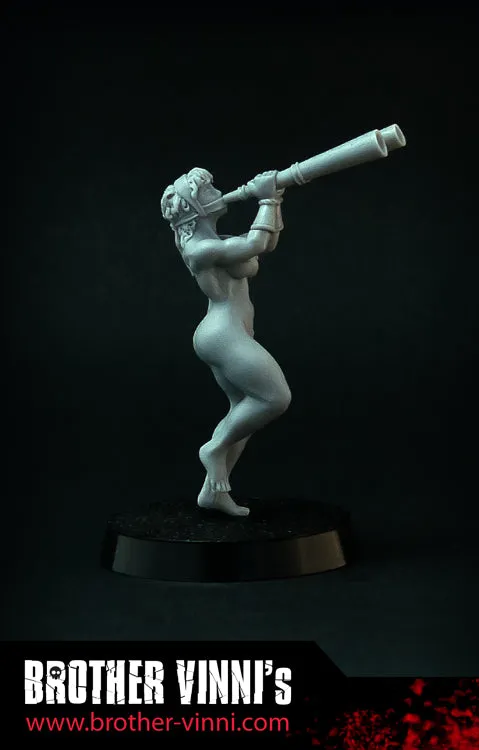 Brother Vinni Female Hoplite Musician figurine grecque 28 mm