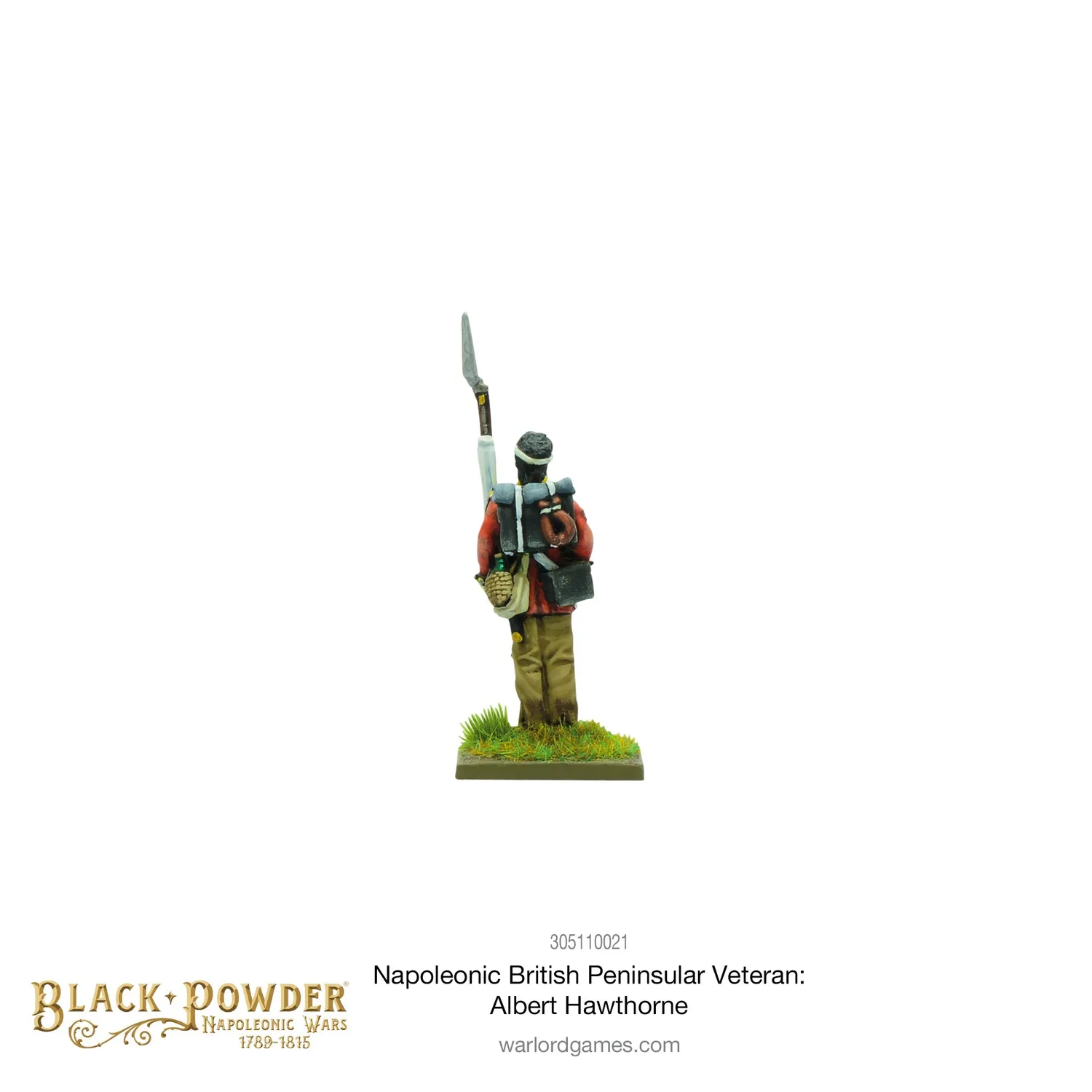 Bolt Action Black Powder Napoleonic British Peninsular Veteran: Albert Hawthorne figurine résine seul