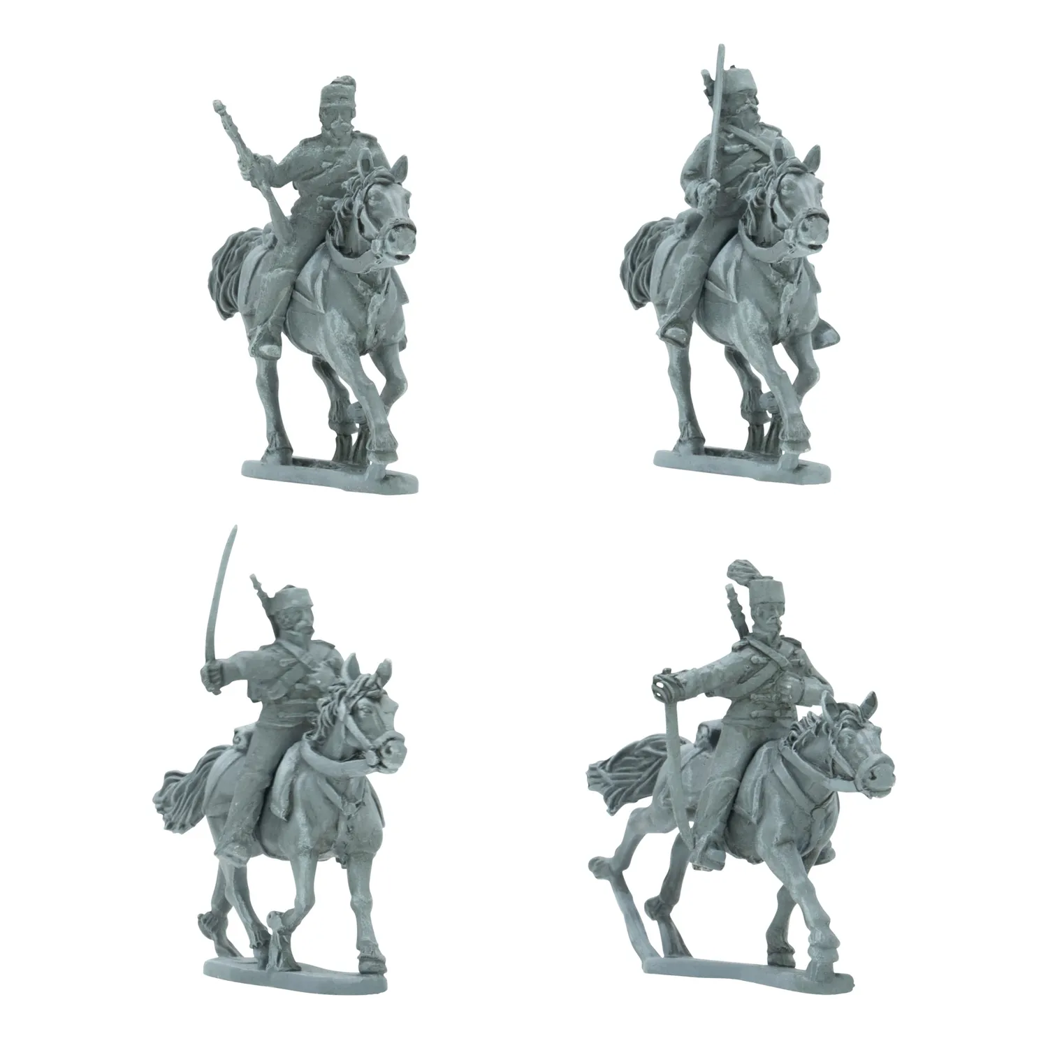 Black Powder cavalerie turque Crimée figurines 28 mm métal x4