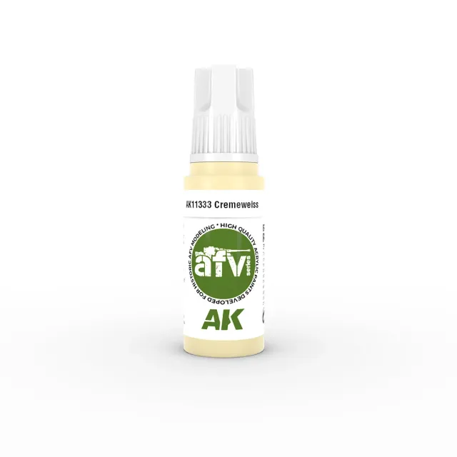 AK Interactive 3Gen Cremeweiss peinture acrylique 17 ml beige