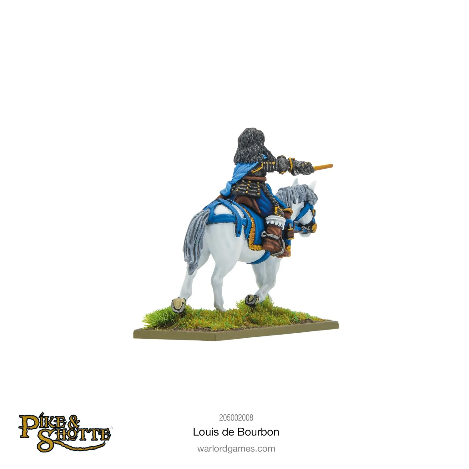 Pike & Shotte Louis de Bourbon figurine de cavalerie métal