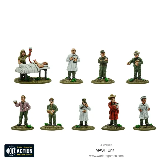 Bolt Action MASH Unit figurines métal