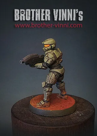 Brother Vinni Space Commander figurine résine 28mm officier