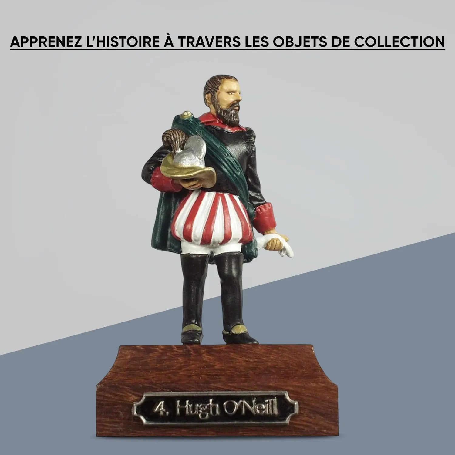Prince August IHP04 Hugh O'Neill statue figurine métal 54 mm peinte à la main