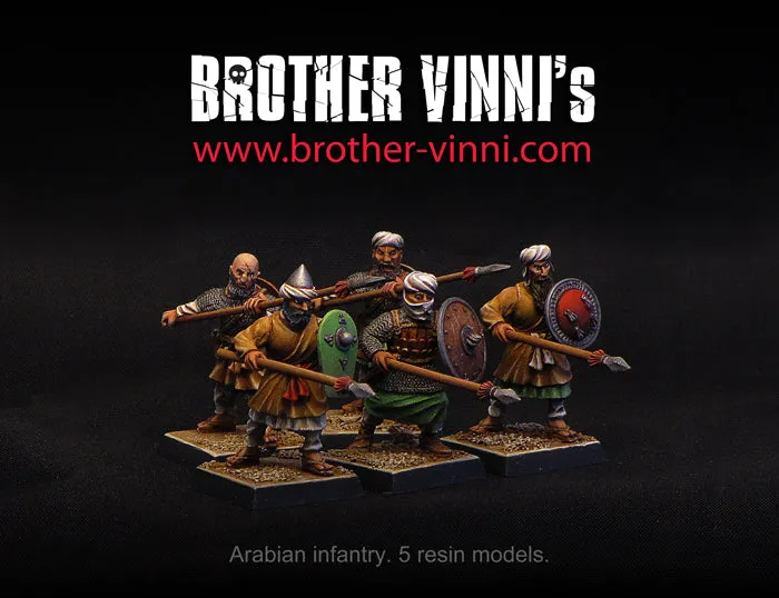 Brother Vinni Arabian Warriors miniature résine lot de 5 28mm