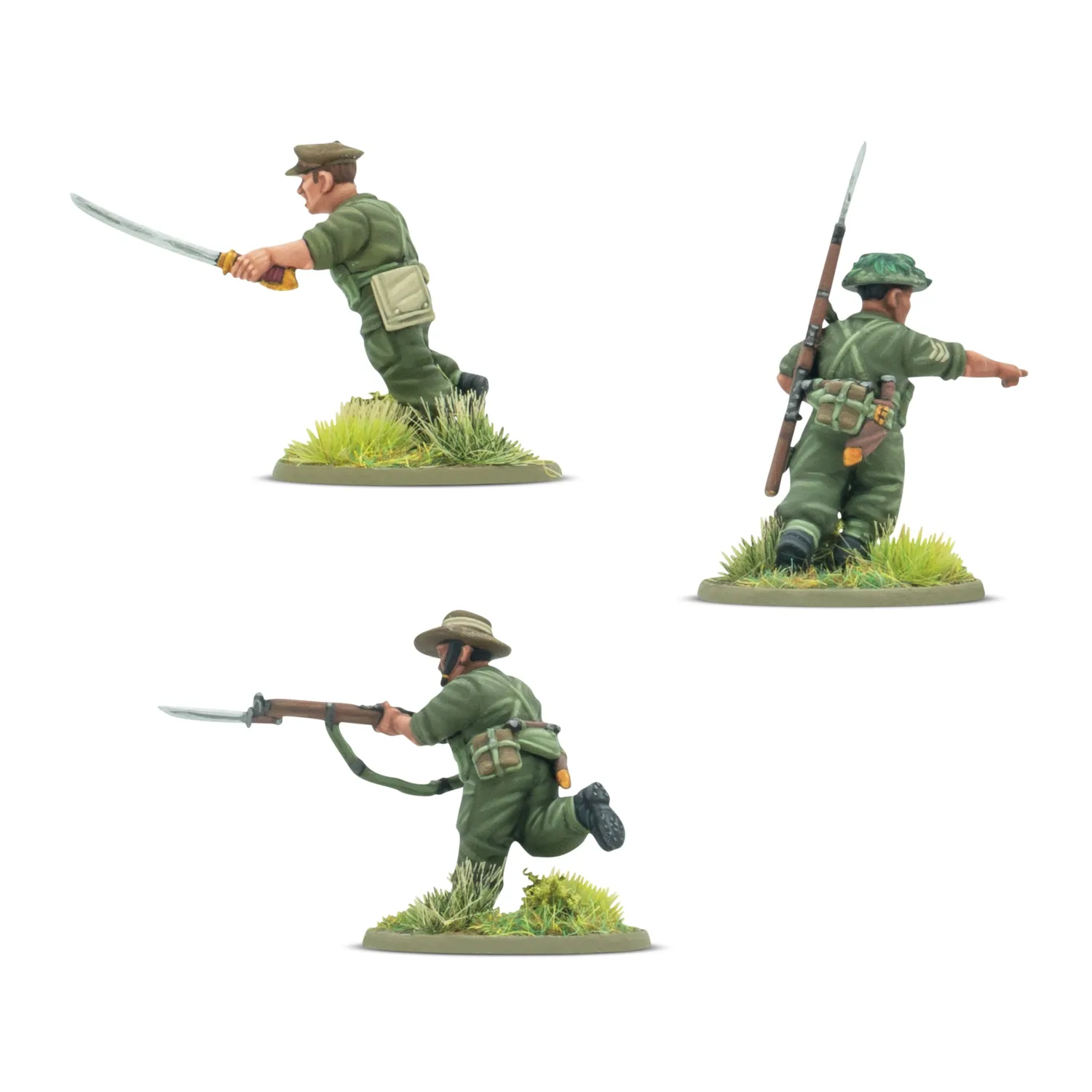 Bolt Action Gurkha Infantry Platoon peloton d’infanterie 30 figurines