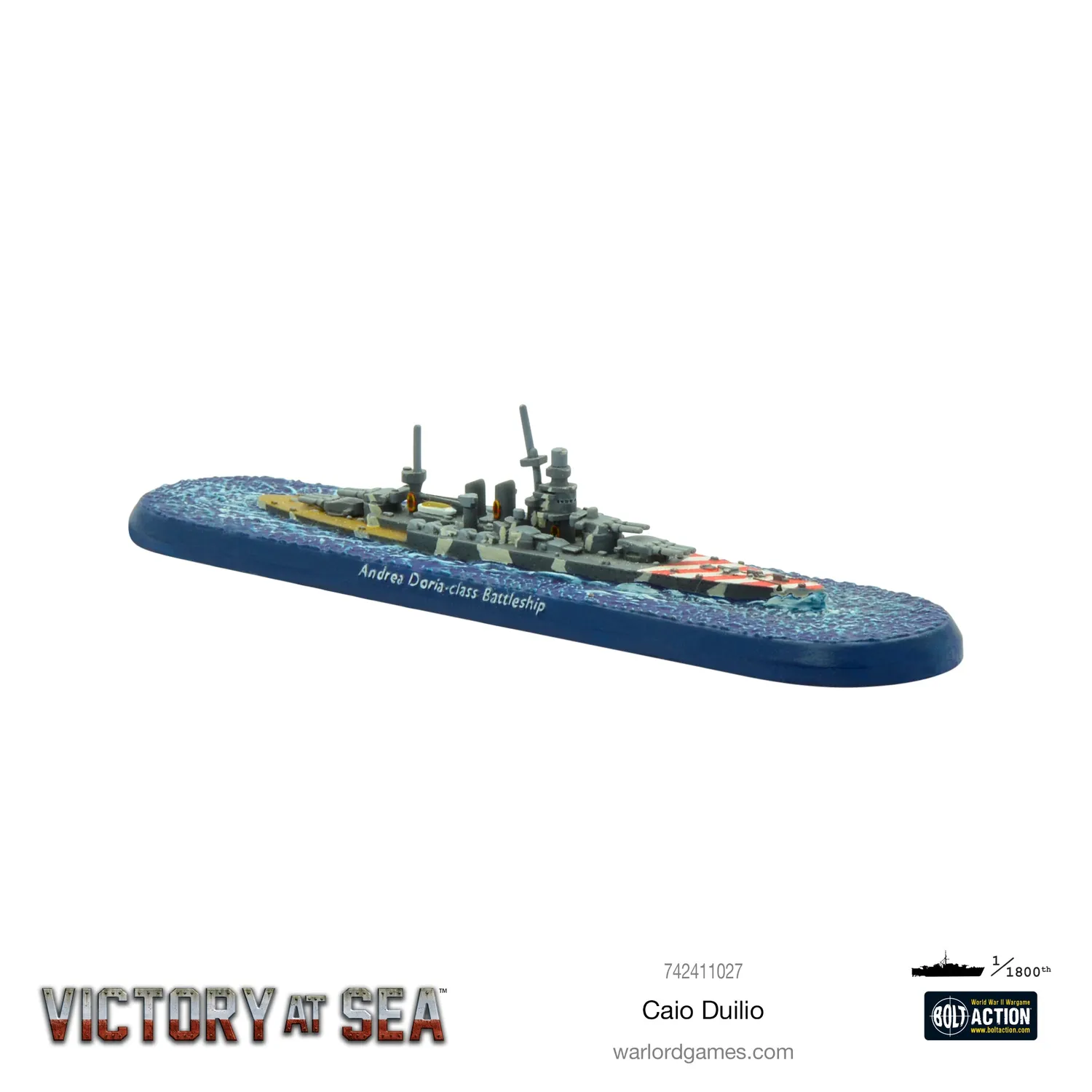Victory at Sea Caio Duilio navire de guerre jeu de figurines