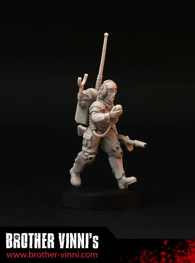 Brother Vinni Special Unit Opératrice Radio figurine 28mm