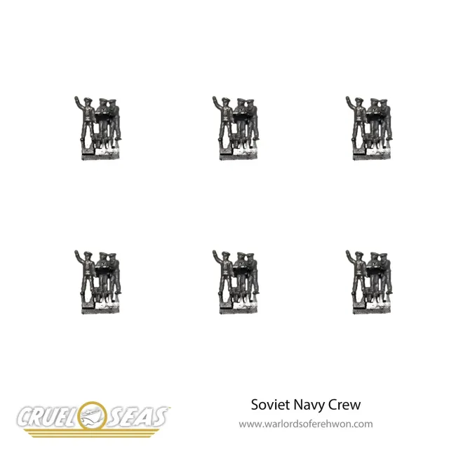 Warlord Games Cruel Seas Soviet Navy Crew métal