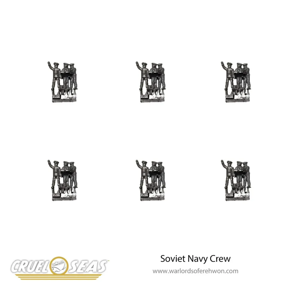 Warlord Games Cruel Seas Soviet Navy Crew métal