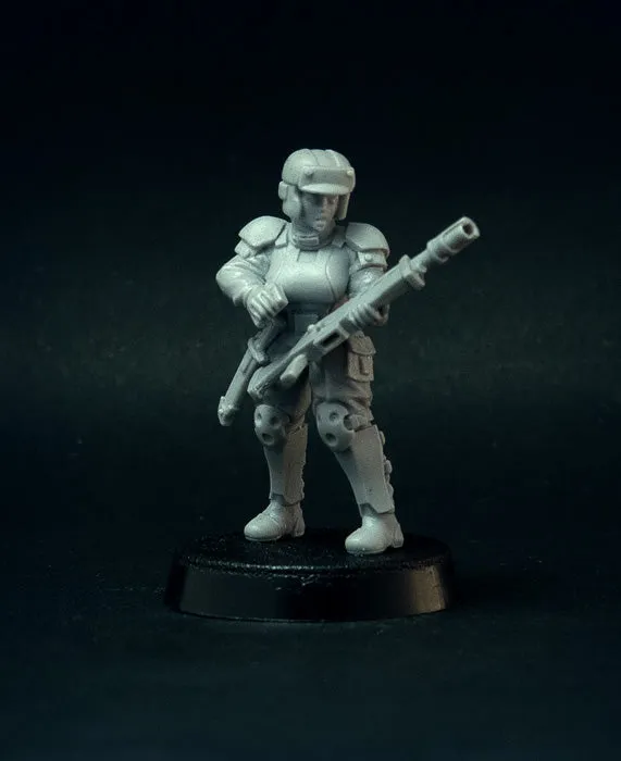 Brother Vinni Guard Girls figurines résine 28mm x5 mêlée