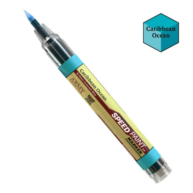 Bolt Action Speedpaint Marker - Caribbean Ocean feutre peinture bleu