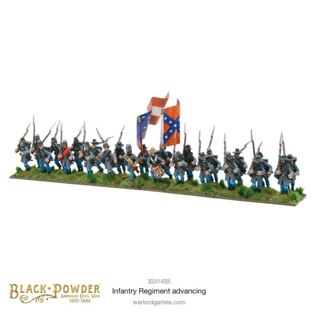 Warlord Games Black Powder Infantry Advancing régiment Union