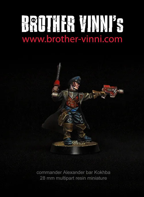 Brother Vinni Commissar #3 figurine science-fiction 28 mm résine