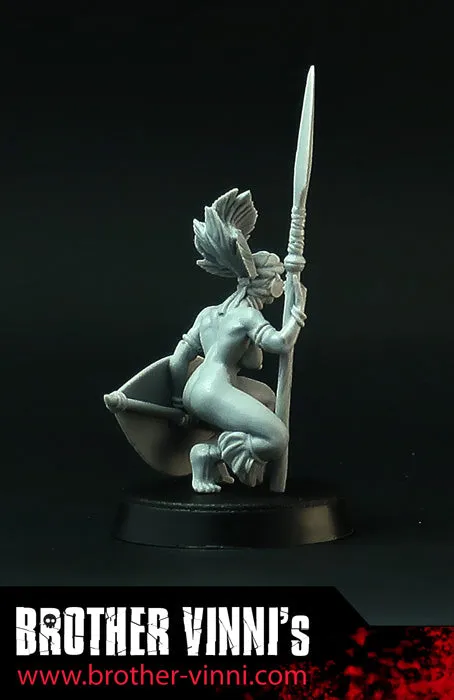 Brother Vinni Amazone tribale figurine 28 mm résine