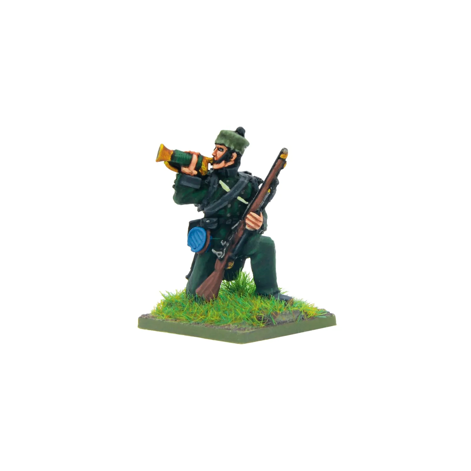 Bolt Action Black Powder Crimean War British Rifle Brigade in forage caps command figurines métal Default