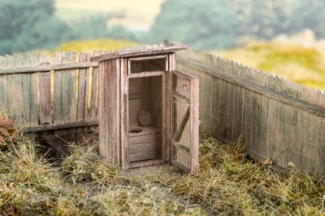 Albion Model Scene Outhouse kit cabane H0