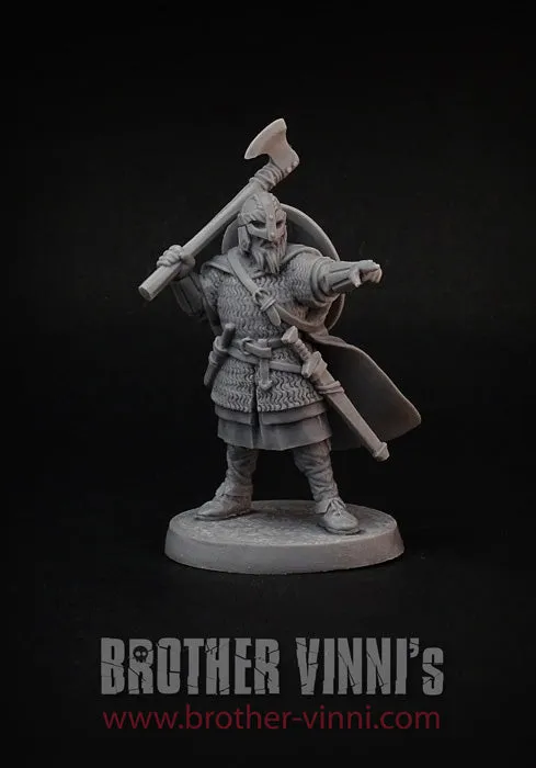 Brother Vinni Viking Warlord figurine 28mm résine chef