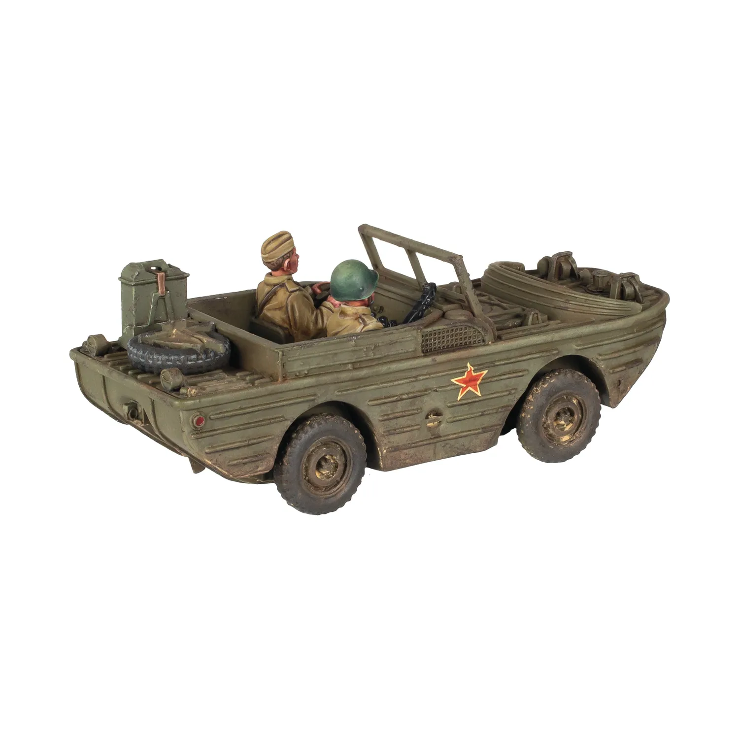 Bolt Action Ford GPA Jeep amphibie figurine soviétique