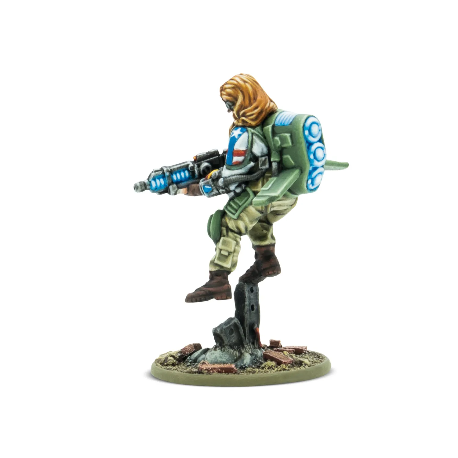Bolt Action Konflikt 47 Roberta Wells figurine résine Firefly