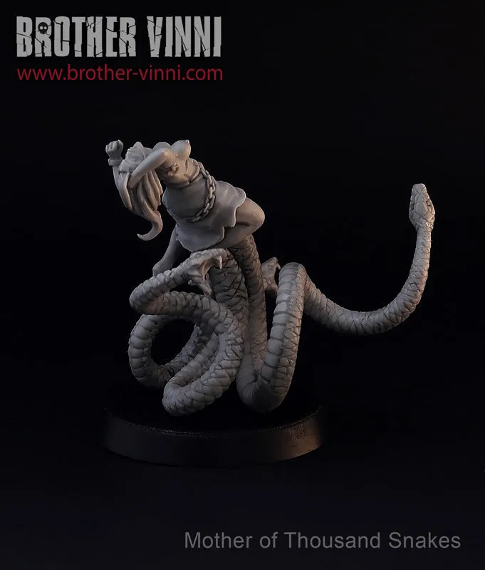 Brother Vinni Dark Sorceress figurine 28 mm résine à peindre
