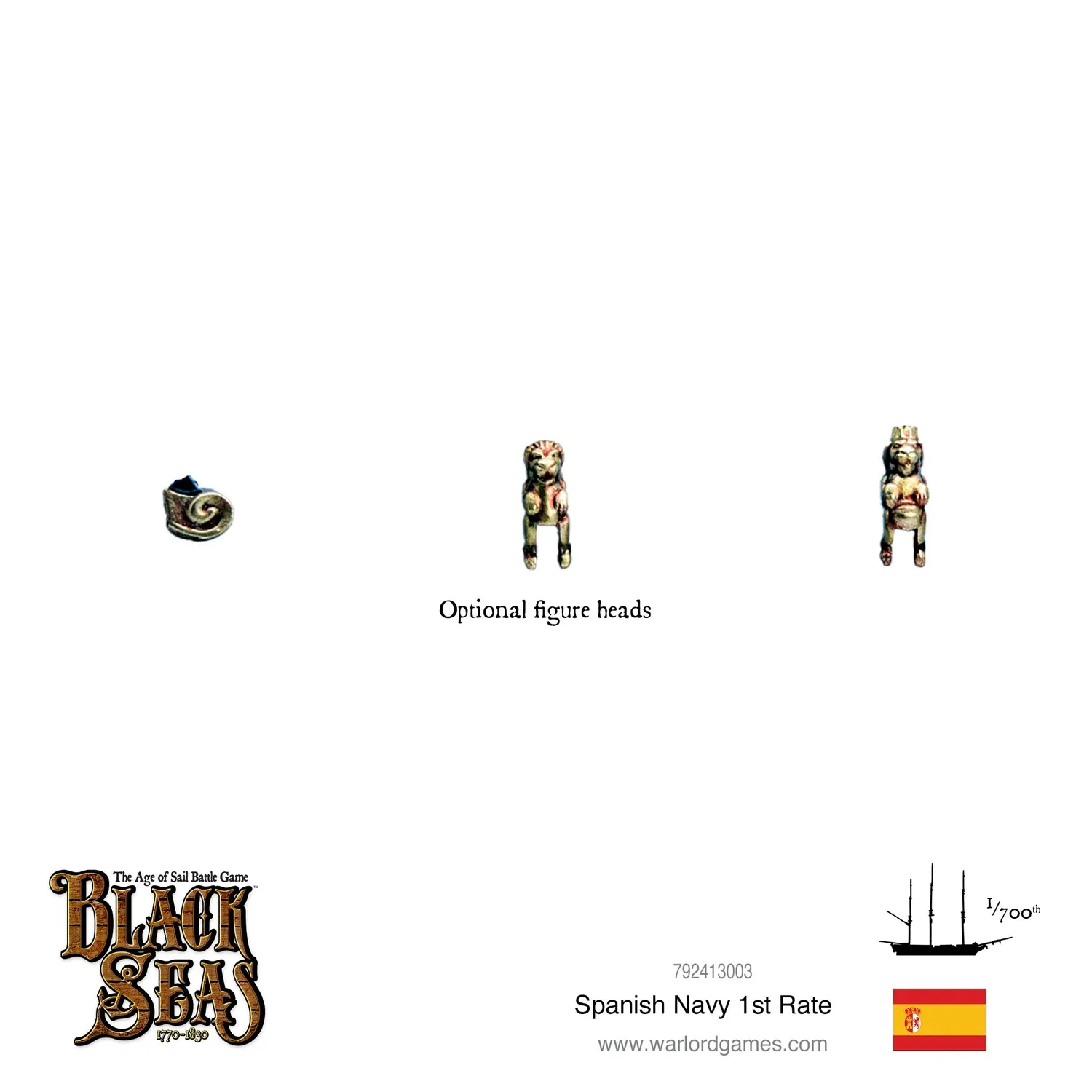 Warlord Games Black Seas Spanish Navy 1st Rate bateau