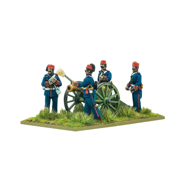 Bolt Action Crimean War Turkish artillery figurine métal