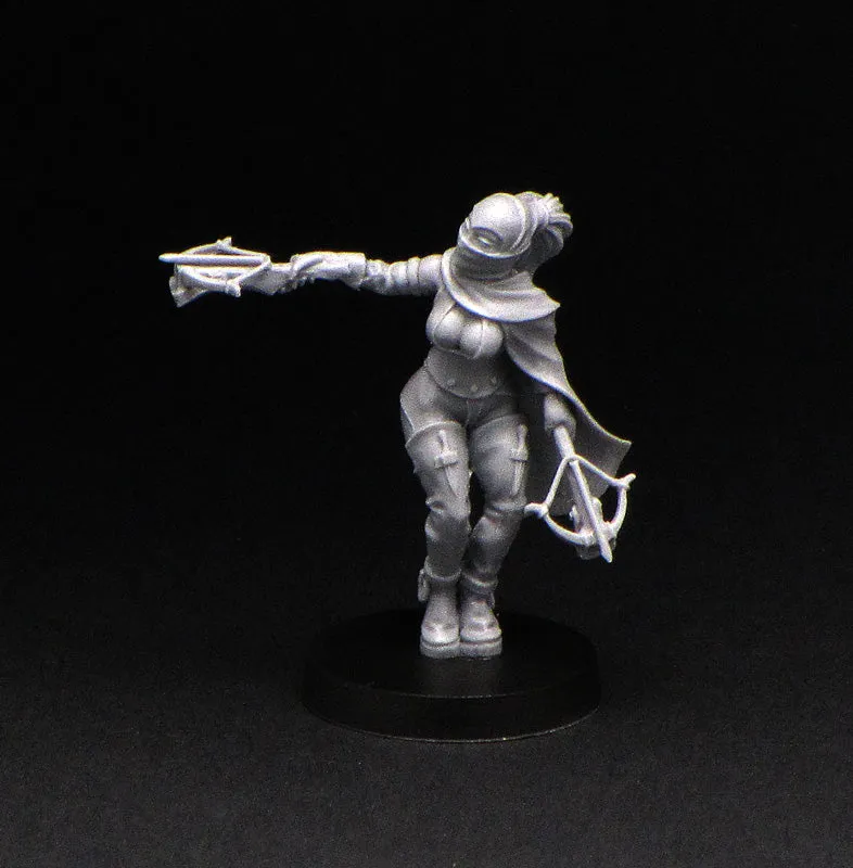 Brother Vinni Dungeon Shades figurines résine 28 mm x2 arbalétrières