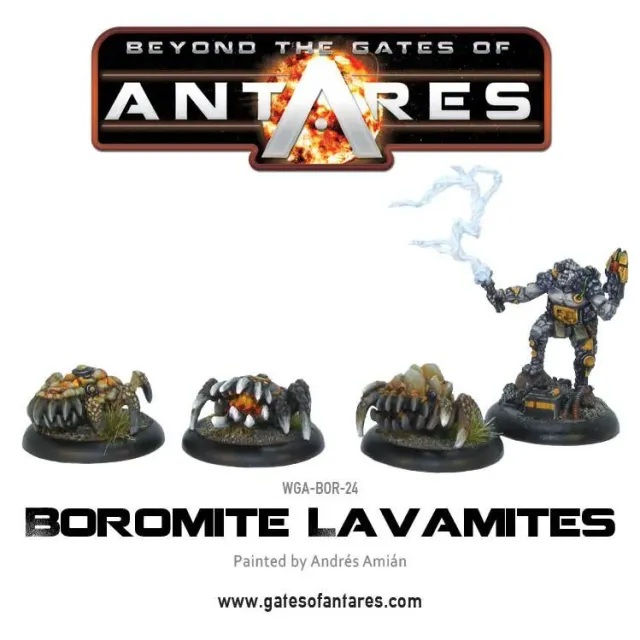 Bolt Action Beyond the Gates of Antares Boromite Lavamites figurines métal