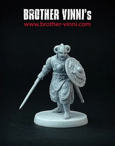 Brother Vinni Dragon Slayer figurine résine fantasy 28 mm