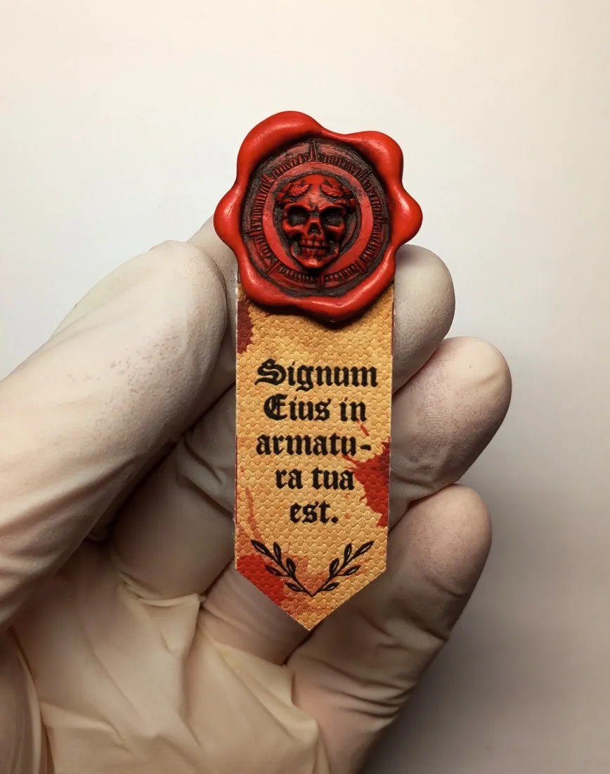 Brother Vinni Seal - Holy Scull (type B) badge crâne médiéval