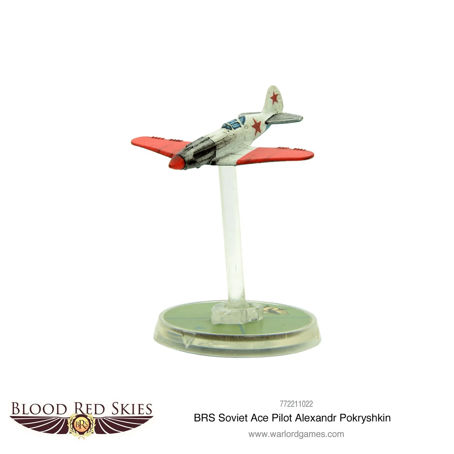 Blood Red Skies MiG-3 Pokryshkin avion as soviétique résine
