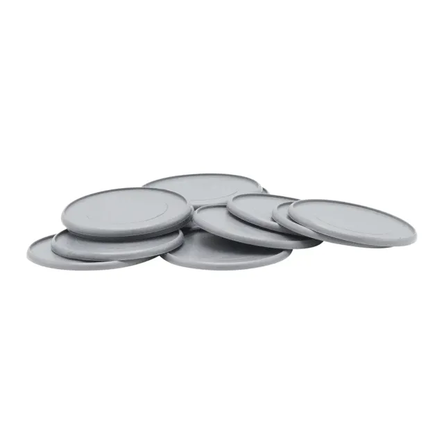 Bolt Action 32mm plastic round lipped bases pack socles 12 plastique