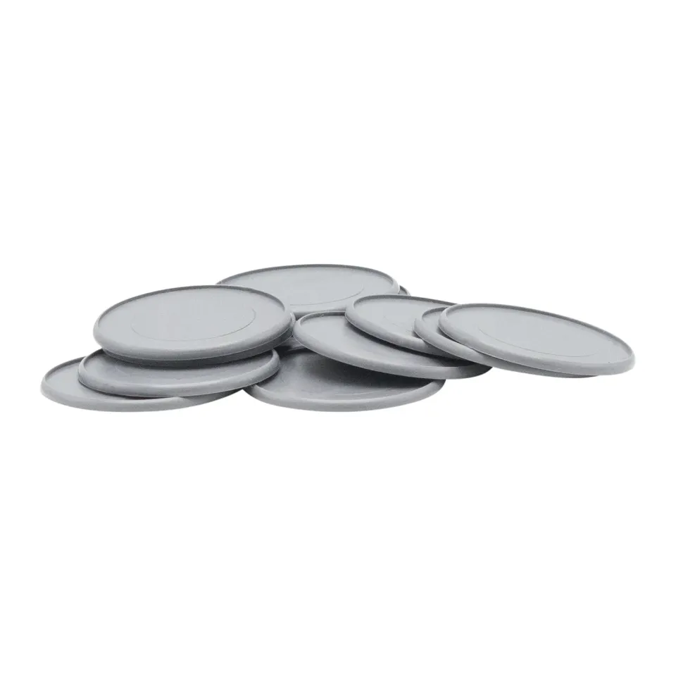 Bolt Action 32mm plastic round lipped bases pack socles 12 plastique