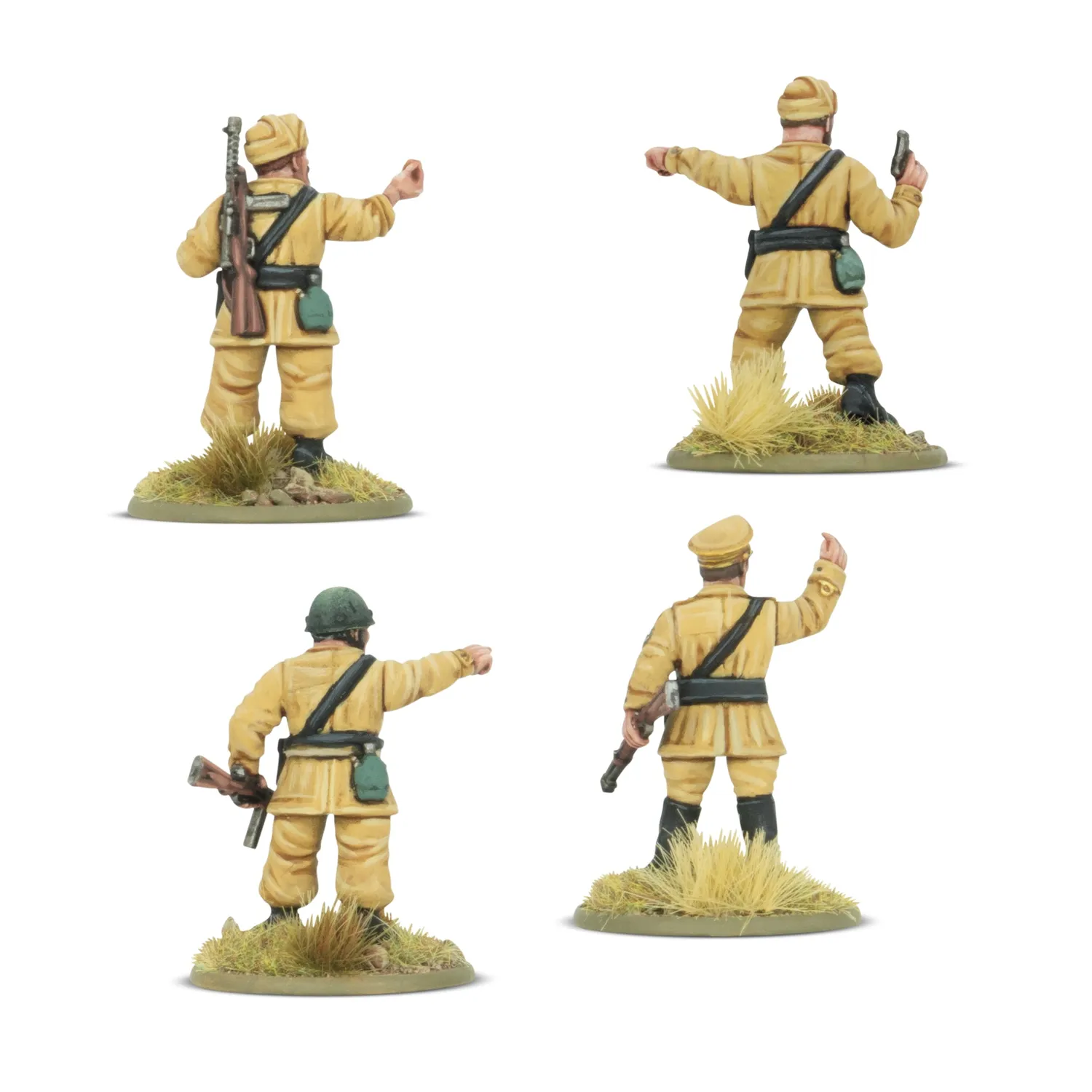 Bolt Action Italian Paracadutisti platoon commanders figurines