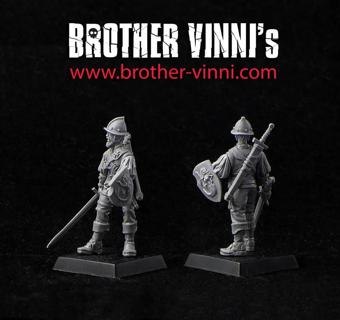 BROTHER VINNI Conquistador figurine historique 28 mm résine