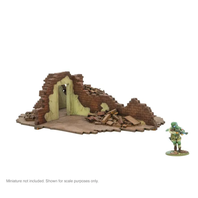 Warlord Games City in Ruins Internal Ruins décor MDF ruine urbaine