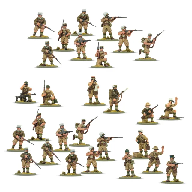 Bolt Action French Foreign Legion Platoon figurines infanterie