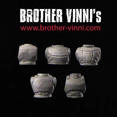 Brother Vinni Male Soldier Torsos bitz résine 28mm lot de 5