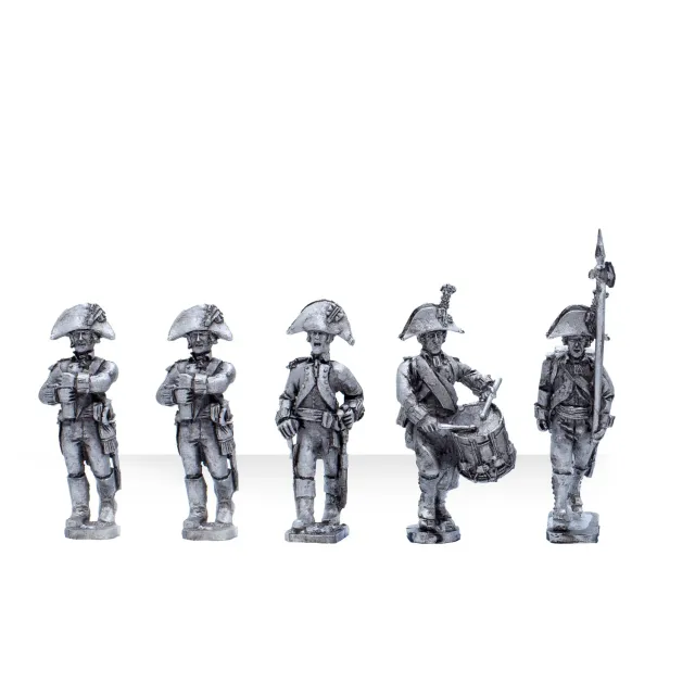 Bolt Action Black Powder British Musketeers figurines 24 métal