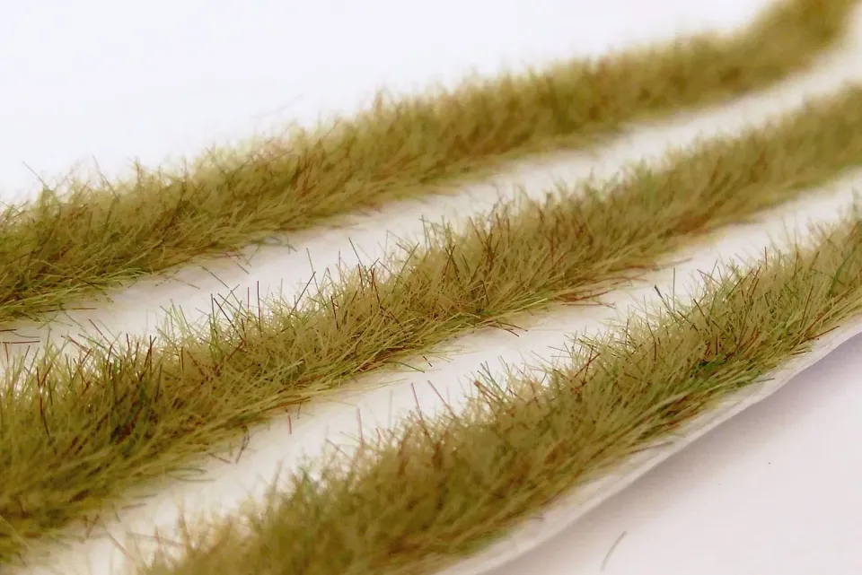Albion Model Scene Long grass strips Beige bandes d’herbe miniature 1 pièce