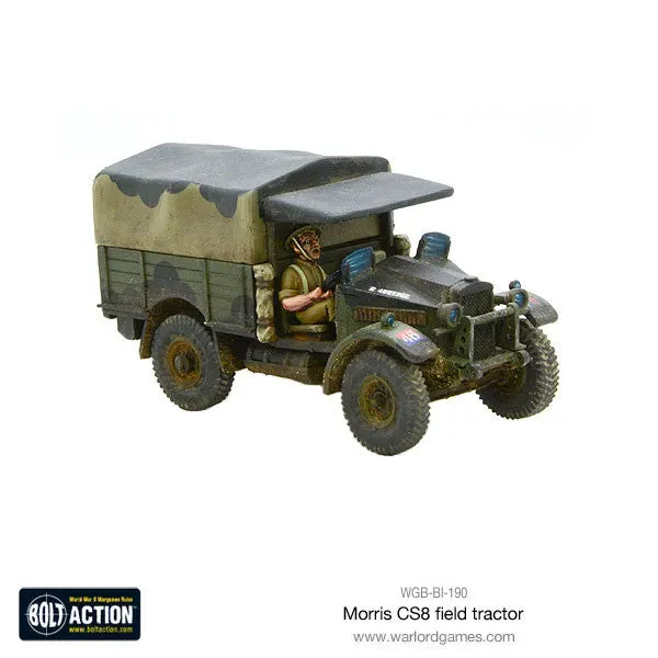 Bolt Action Morris CS8 Field Tractor véhicule résine métal