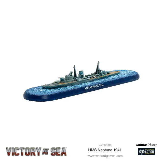 Victory at Sea HMS Neptune maquette navire résine