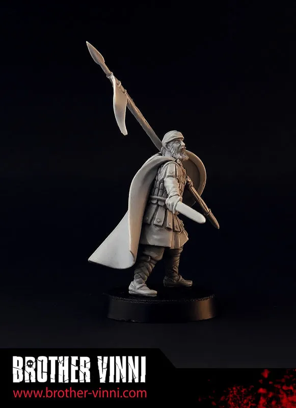 Brother Vinni Akolouthos figurine résine 28mm SAGA