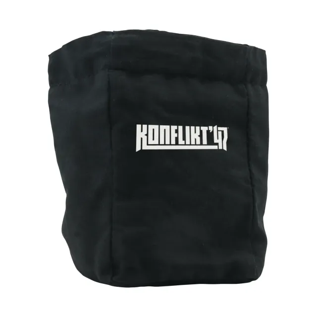 Konflikt 47 Logo Dice Bag sac à dés tissu cordon